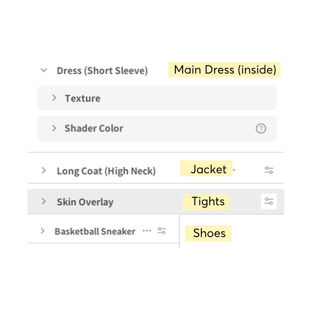 Dark Academia Dress ll VRoid Textures