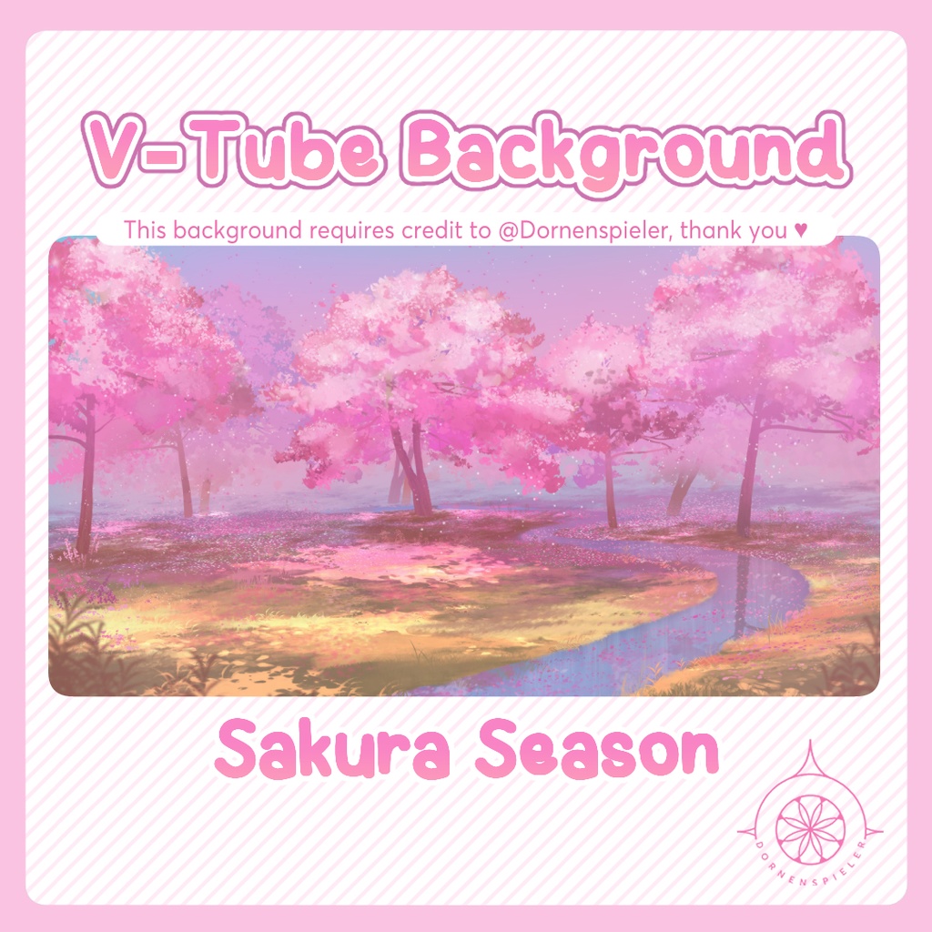 Sakura Season II Free VTube Background