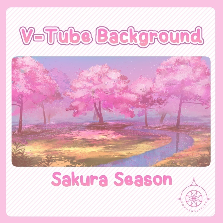 Sakura Season II Free VTube Background
