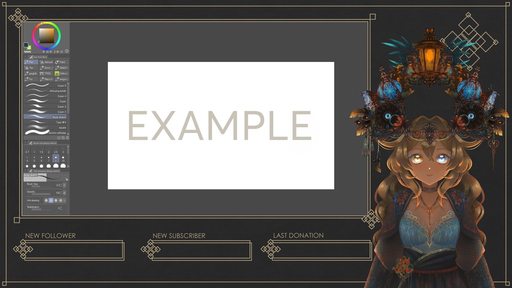 Stream Package 01 II VTube Assets