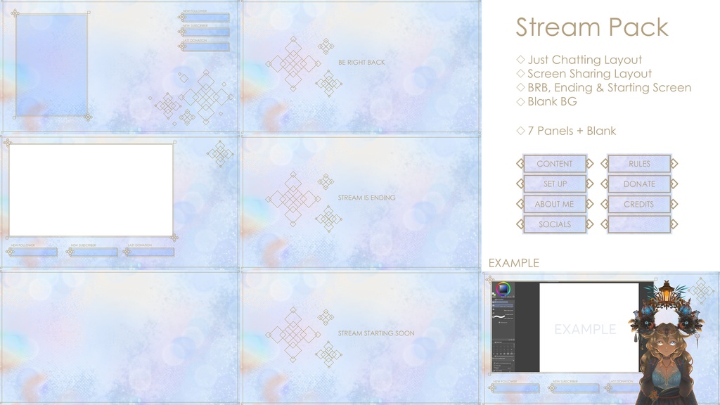 Stream Package 02 II VTube Assets