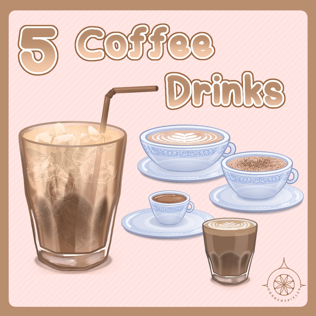 5 Coffee Drinks II V-Tube Assets