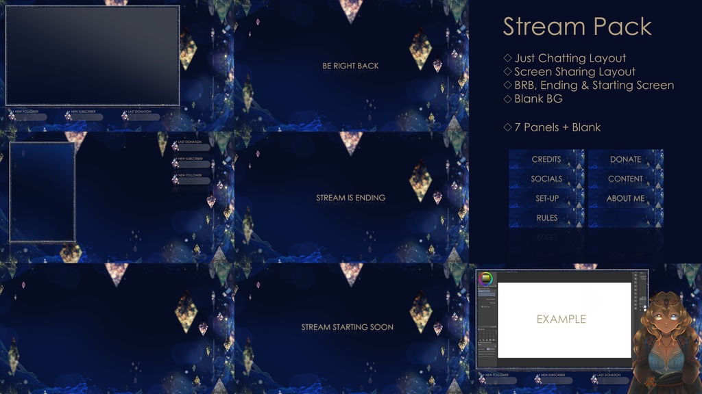 Stream Package 03 II VTube Assets