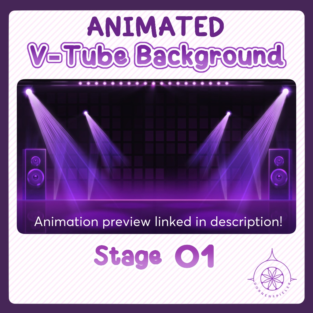 Stage 01 II Animated V-Tube Background