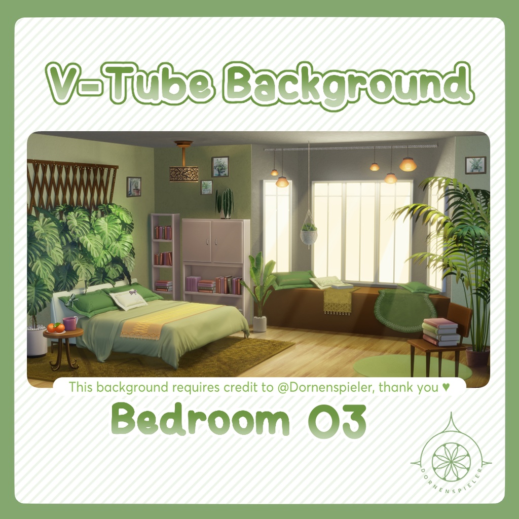 Bedroom 03 II VTube Background
