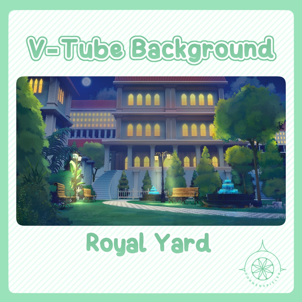 Royal Yard II VTube Background
