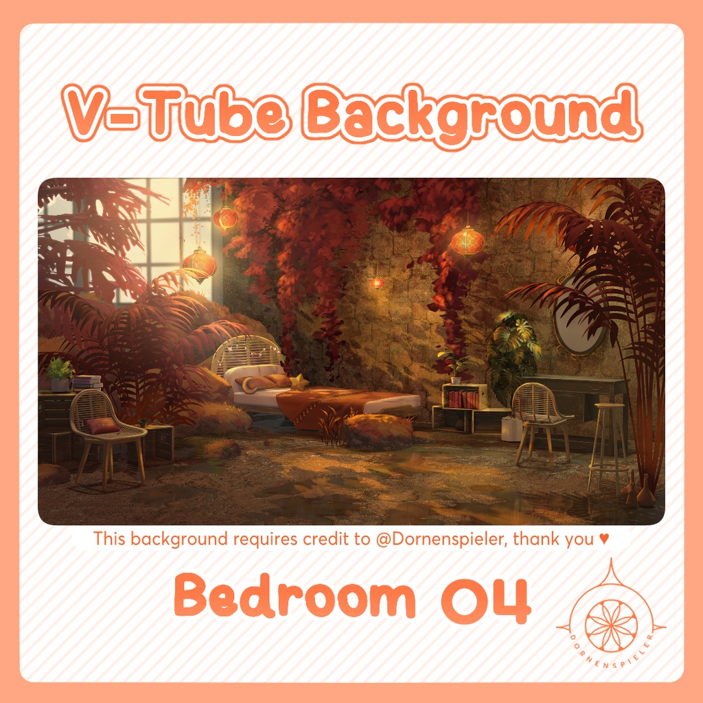 Bedroom 04 II VTube Background