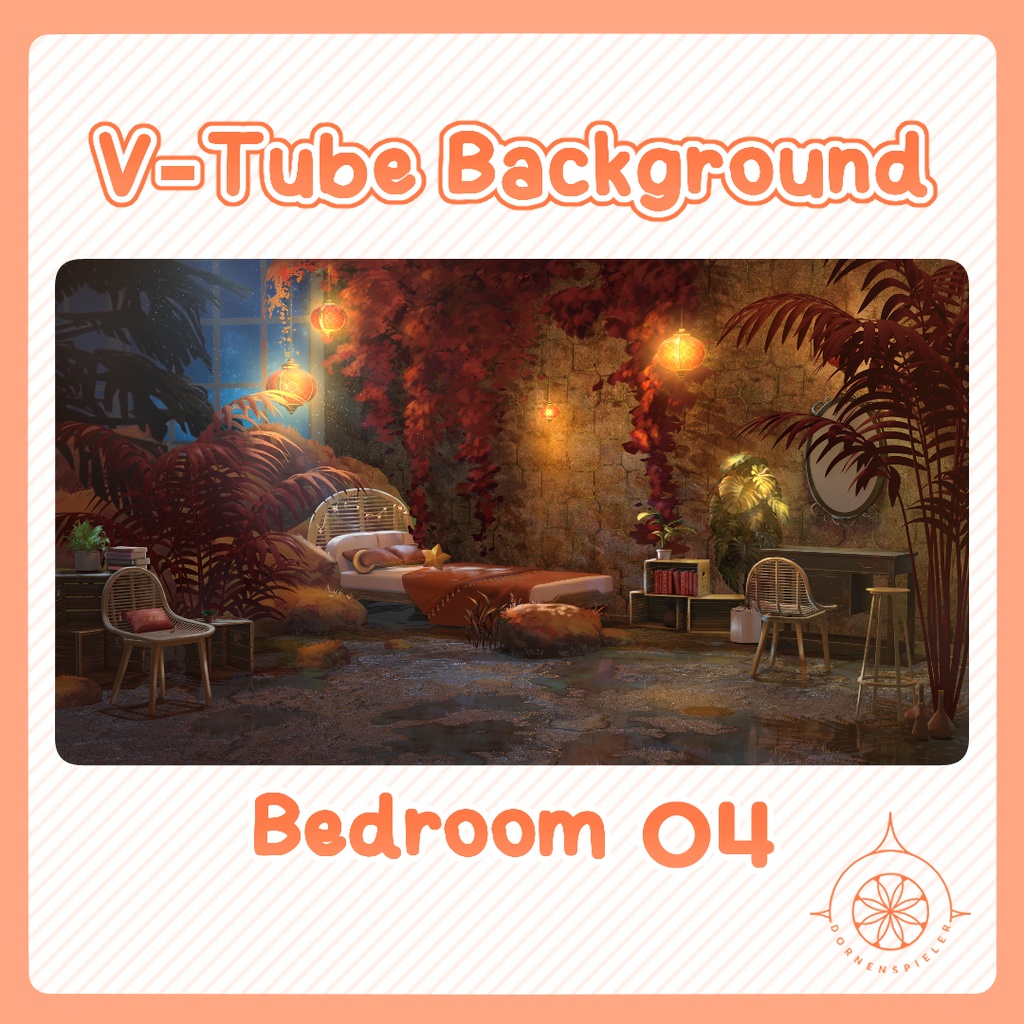 Bedroom 04 II VTube Background