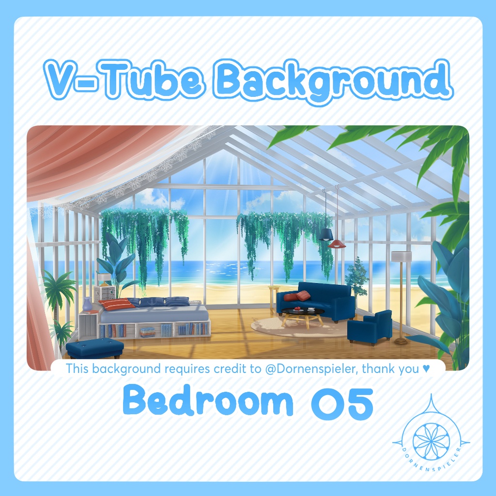 Bedroom 05 II VTube Background