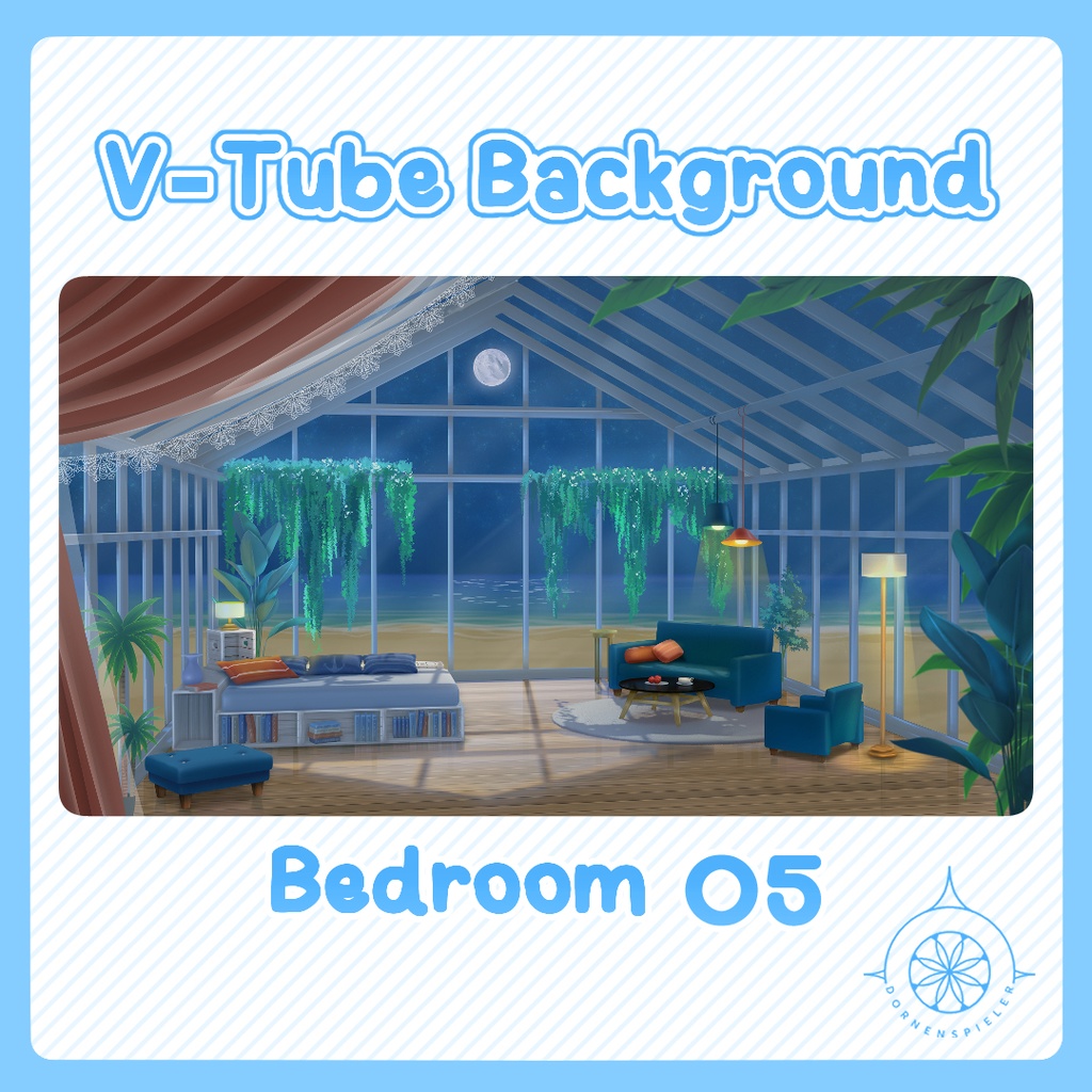 Bedroom 05 II VTube Background