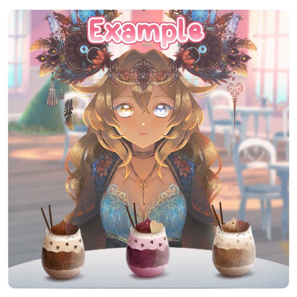 Parfait Dessert II Free VTube Asset