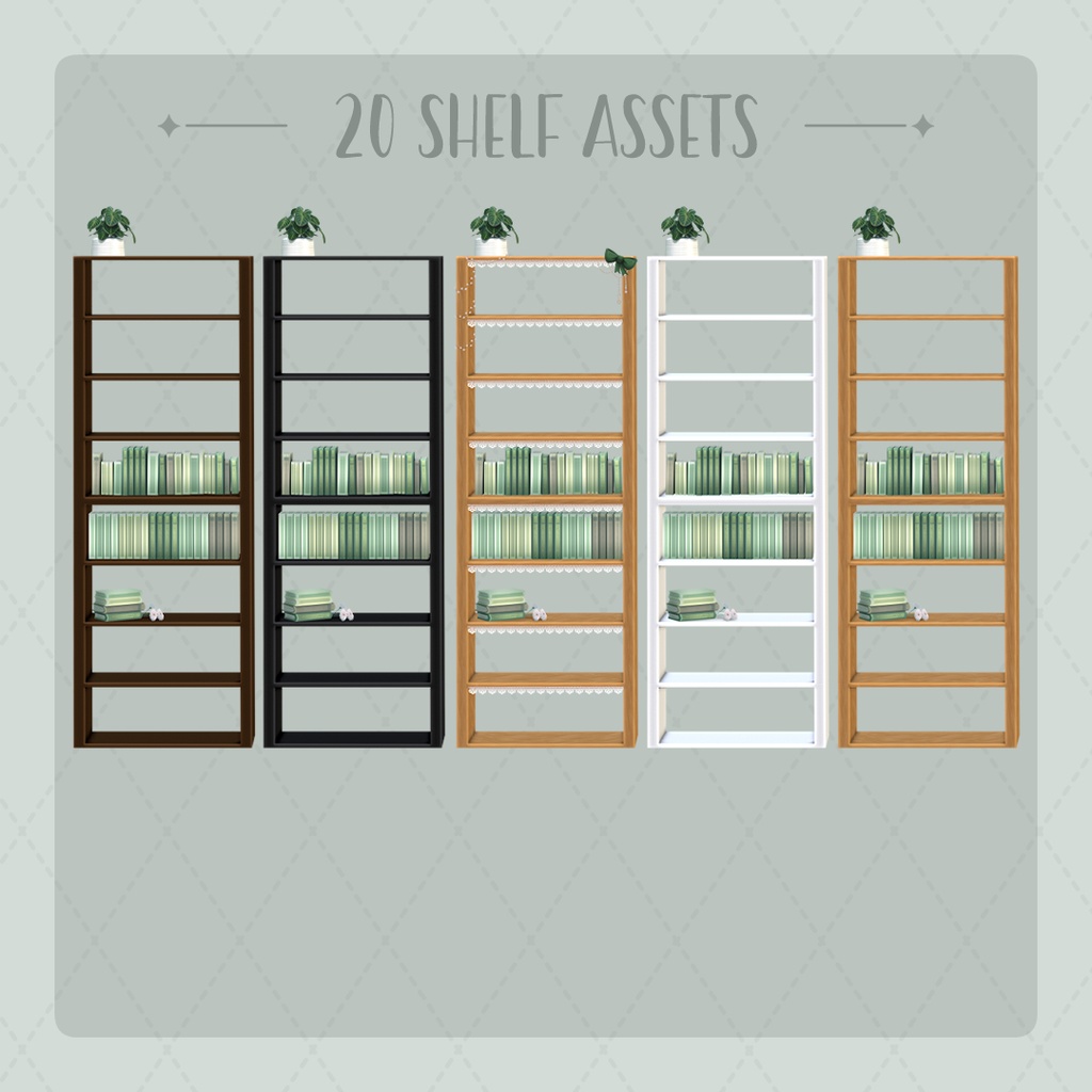 20 Shelf Assets II VTube Assets