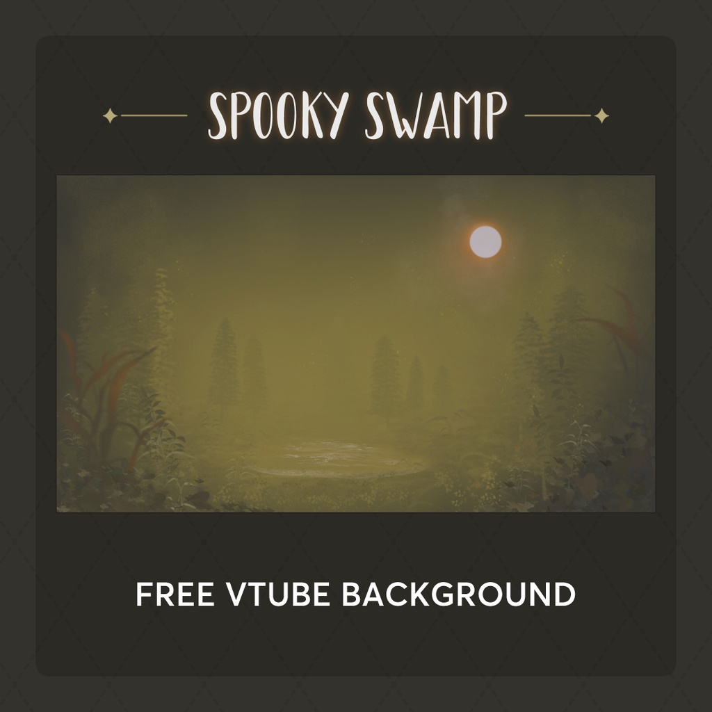 Spooky Swamp II Free VTube Background