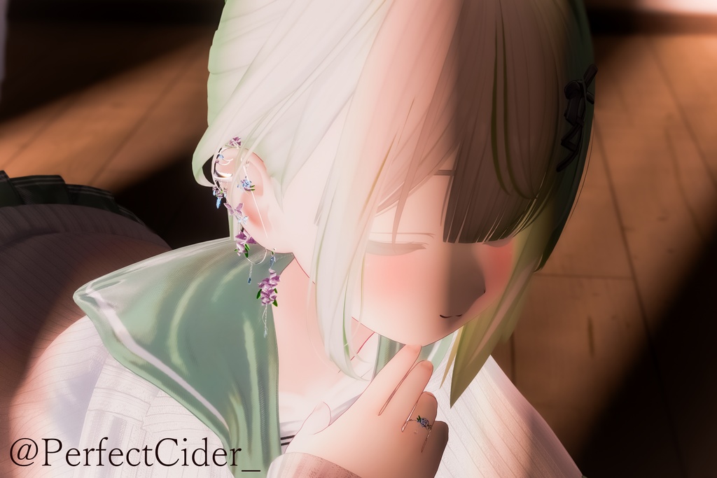 💐Daphne Accessories💍 Earrings × Ring MA 15アバター対応