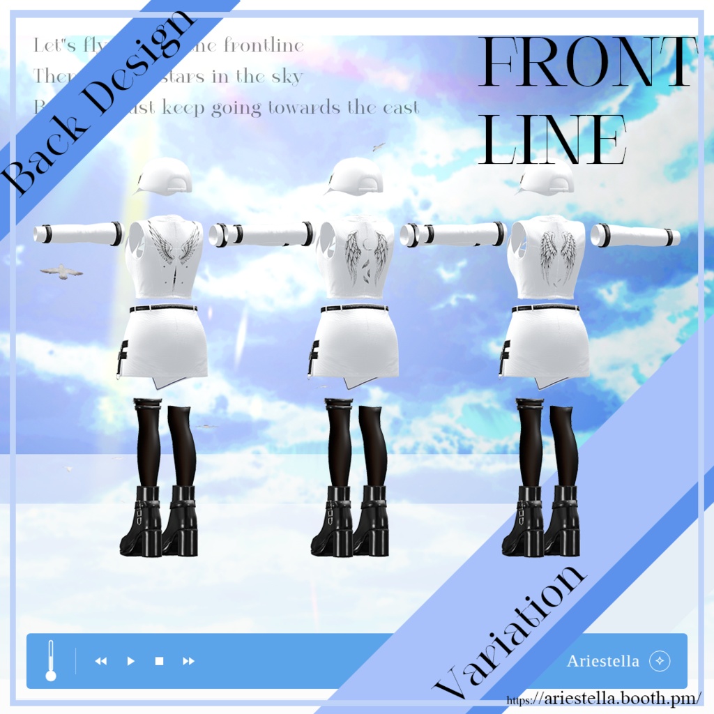 🎉発売記念セール中🎉🤍FRONTLINE🖤【11Avatars】
