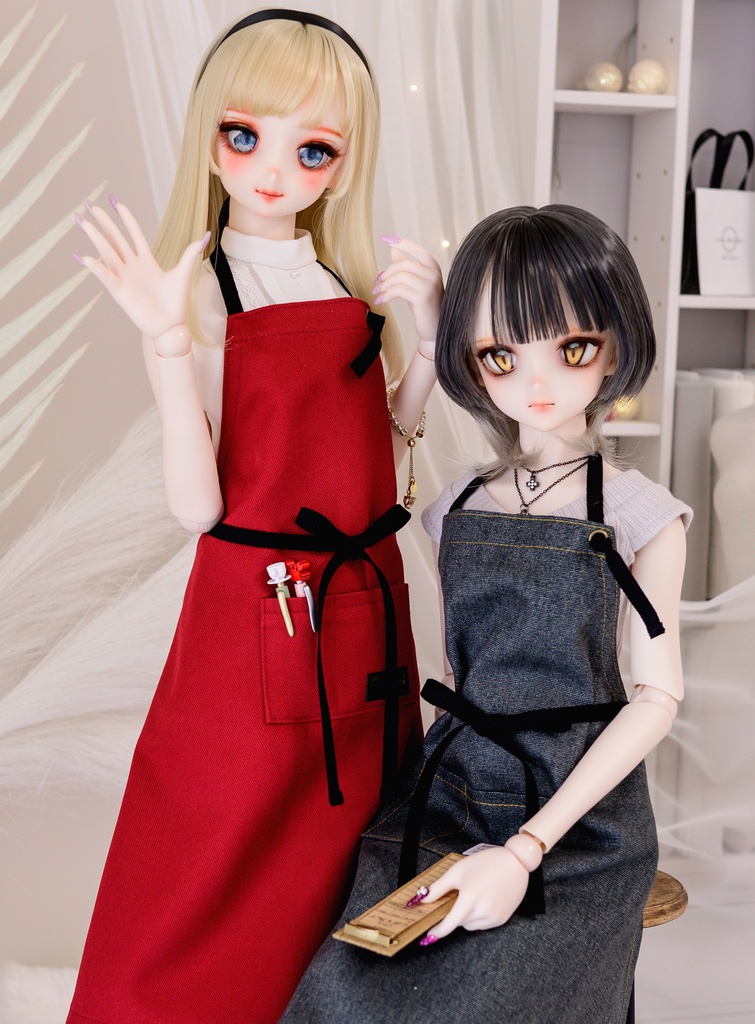 1/3カフェエプロン(単)