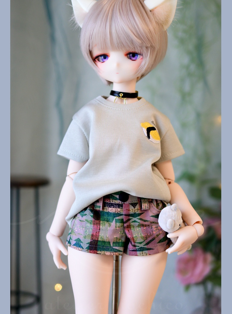 1/4サイズ　のんびりショーパンセット-どようび-