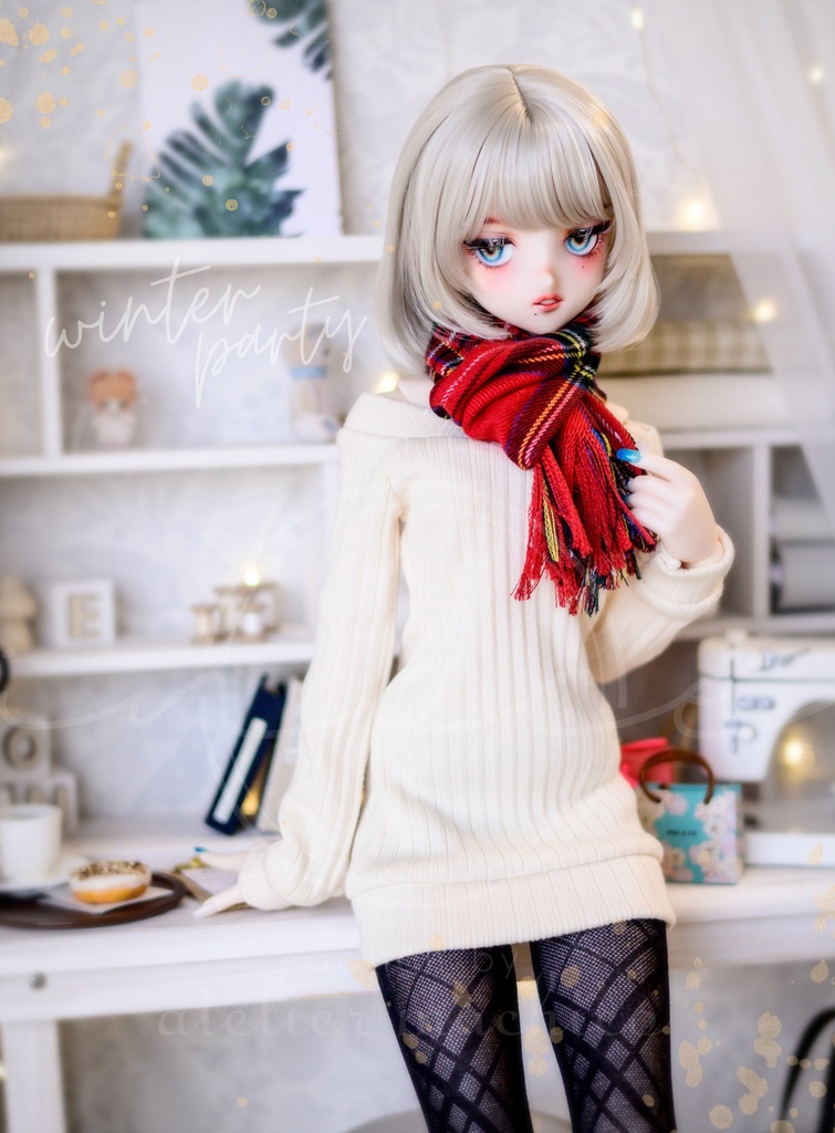 1/3サイズ ニットワンピース(単)