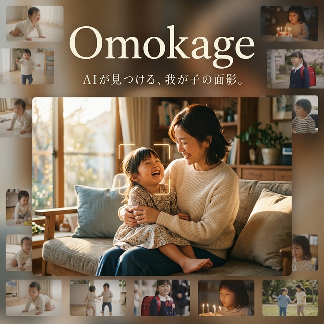 【Win/Mac対応】溜まった動画を成長記録に！マイドキュメンタリー動画成生ツール　OMOKAGE