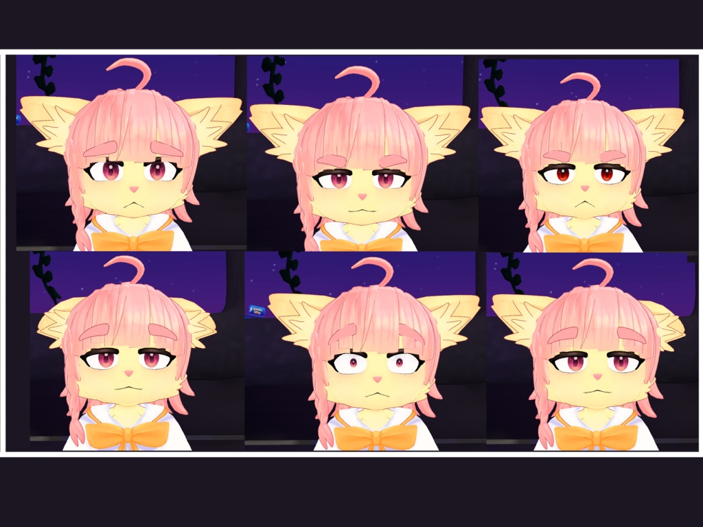 VRC Cream Furry Avatar