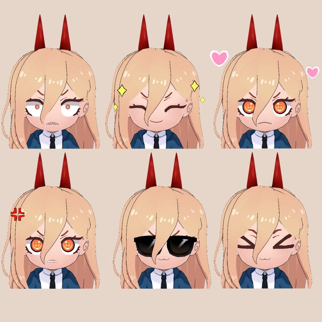 [VRC] Power Chibi CMS - birdchii - 2/4