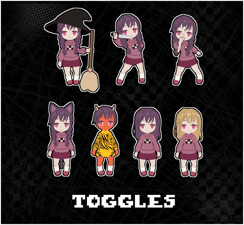 Madotsuki [VRC Avatar] Yume Nikki - birdchii - 3/3