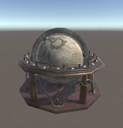 3Dモデル　地球儀