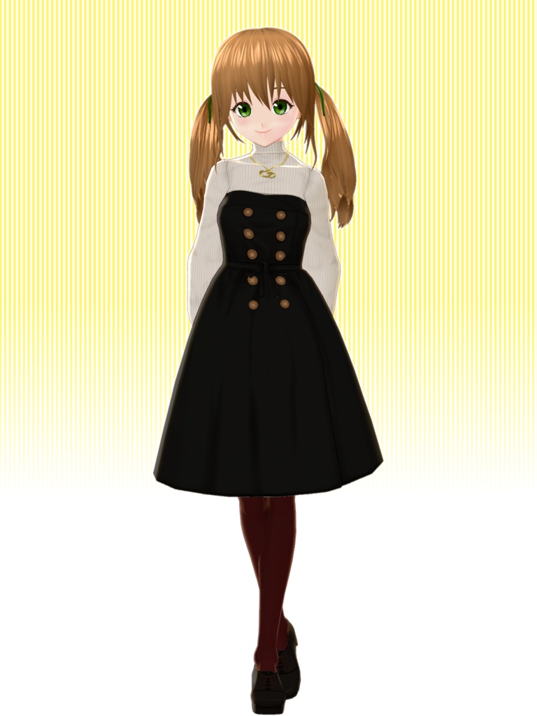 【VRoid用】トレンチ風ワンピース【テクスチャ】