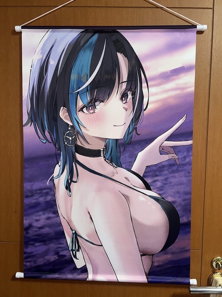【c107】輪堂千速 水着B2タペストリー