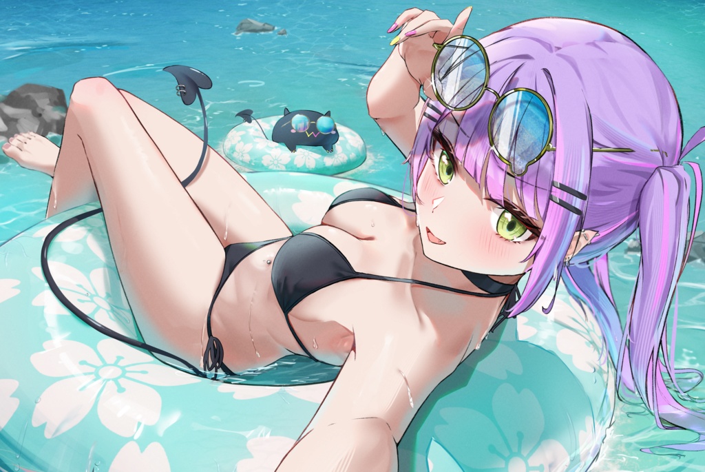 【c108】 常闇トワ 水着B2タペストリー