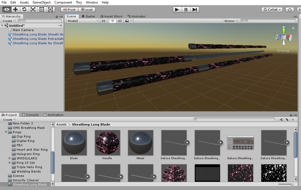 Sakura Sheathing Long Blade