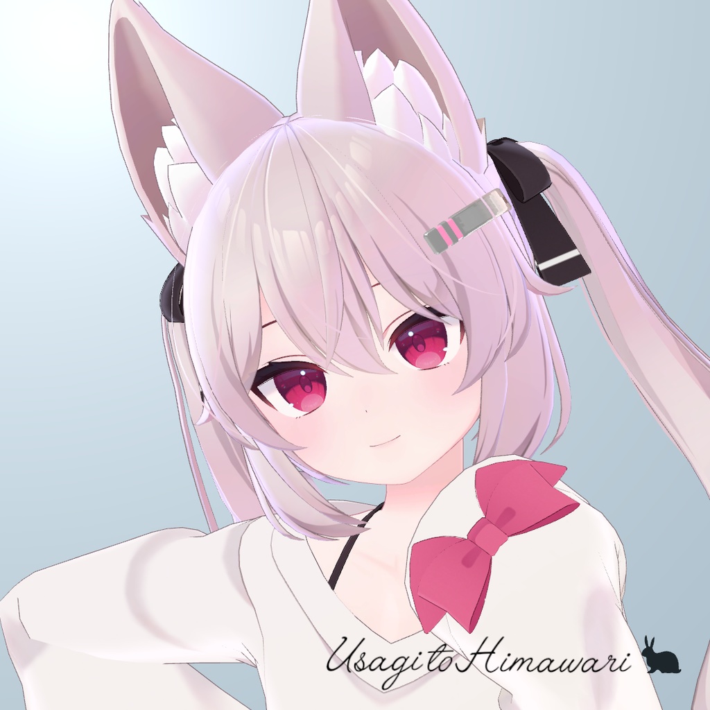 うさぎのヘアピン