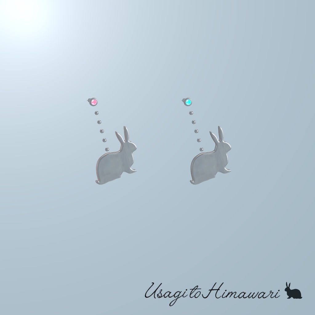 うさぎのイヤリング