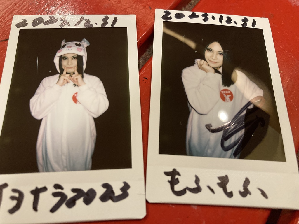 12月31日(日)Music Lab.濱書房公演当日チェキ