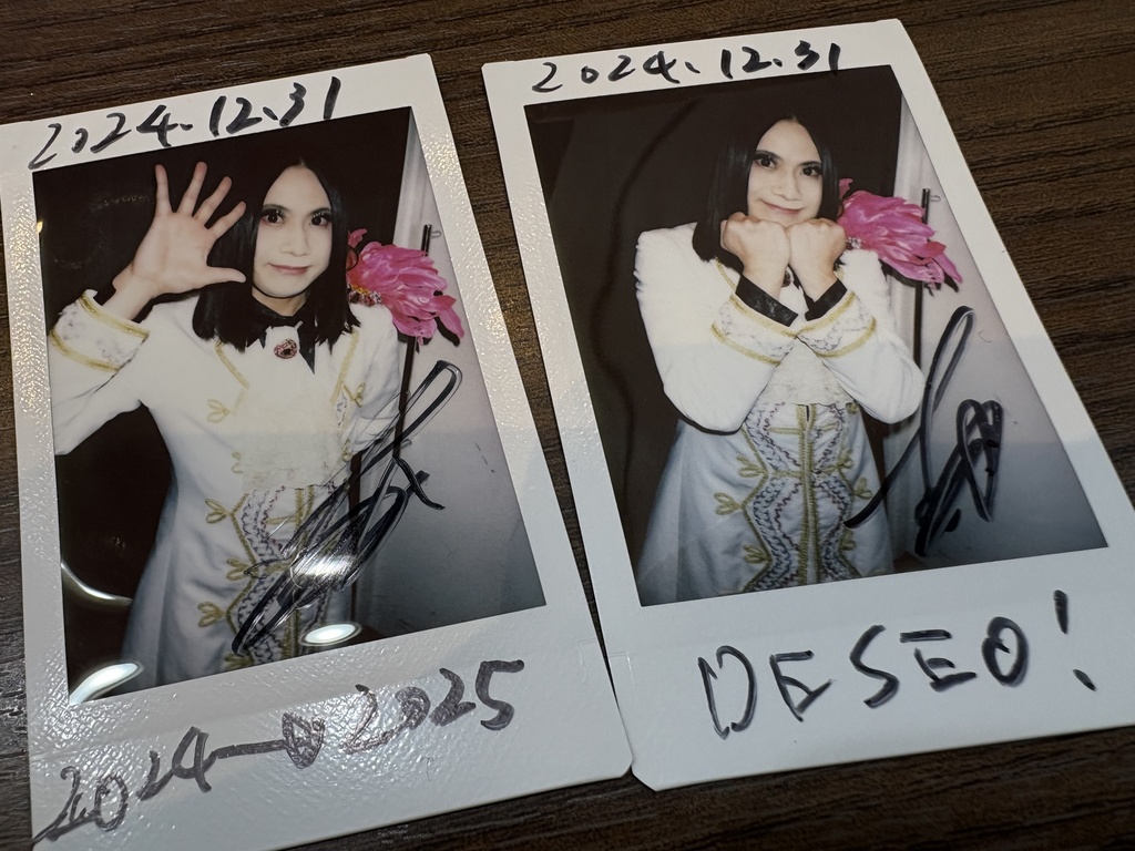 12月31日(火)渋谷DESEO公演当日チェキ