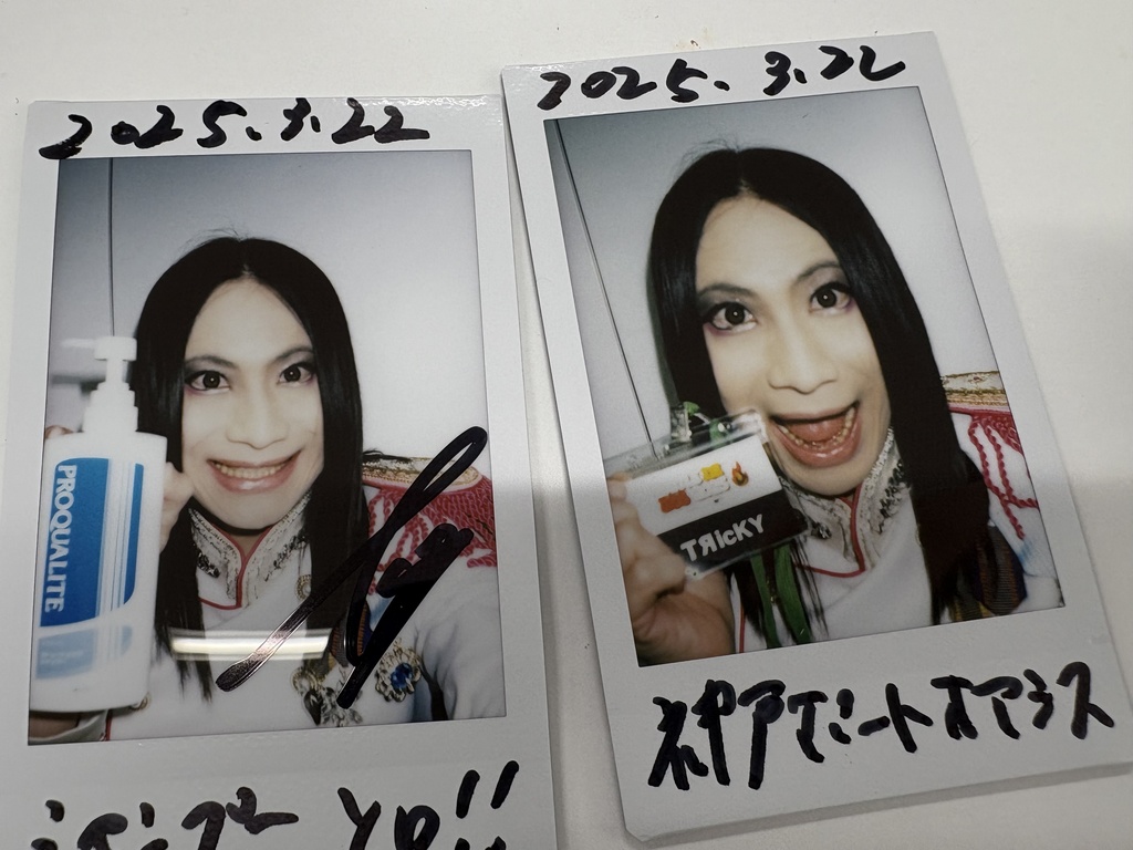 3月22日(土)神戸ポートオアシス公演当日チェキ