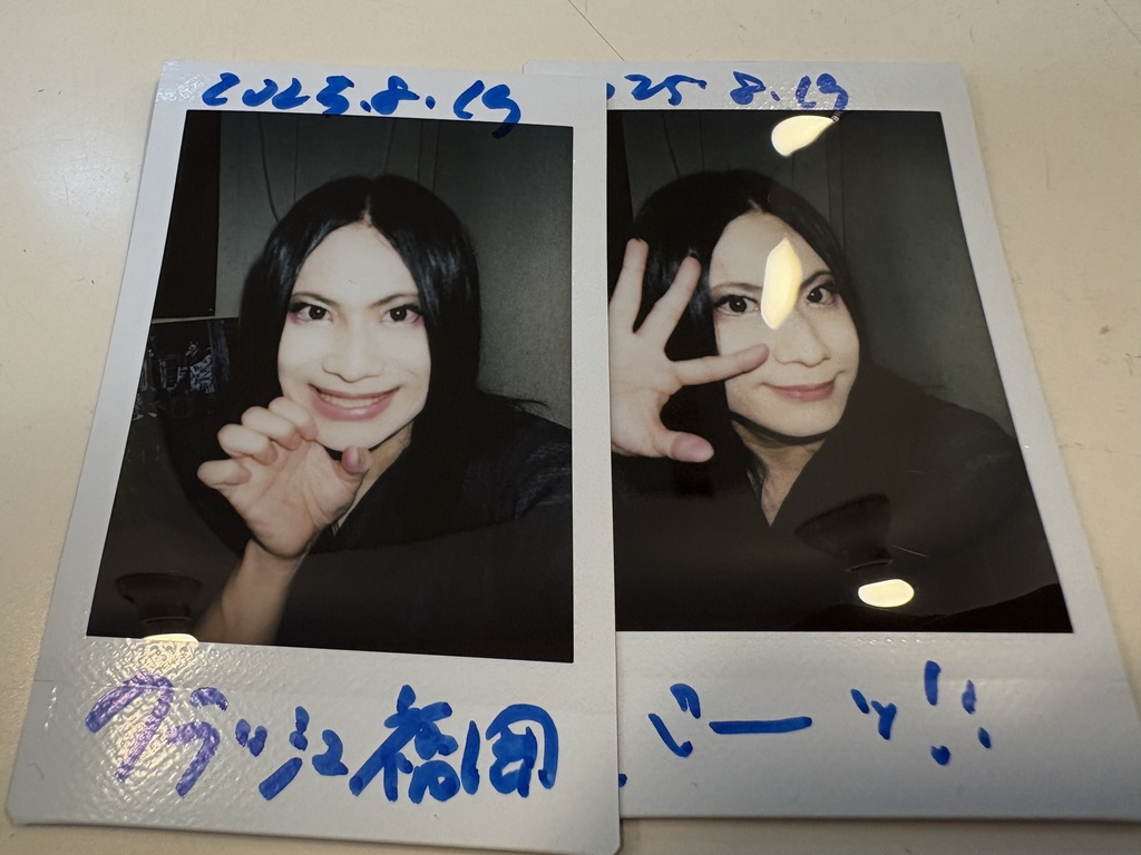 8月19日(火)福岡DRUM Be-1公演当日チェキ