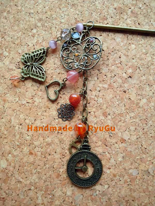 古色かんざし3種