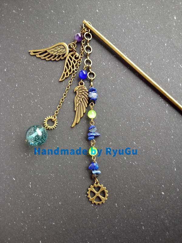 古色かんざし3種