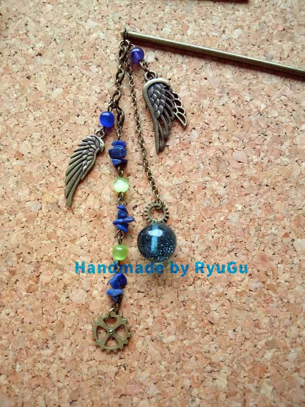 古色かんざし3種