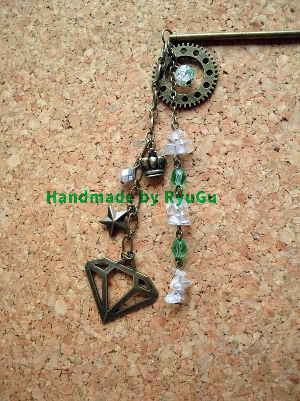 古色かんざし3種