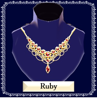 ウエディングネックレス Gold_8色セット【正式版使用可】