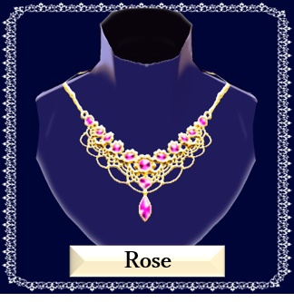 ウエディングネックレス Gold_8色セット【正式版使用可】