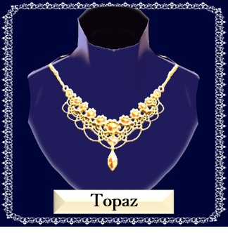 ウエディングネックレス Gold_8色セット【正式版使用可】