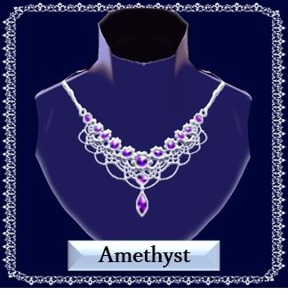 ウエディングネックレス Silver_8色セット【正式版使用可】