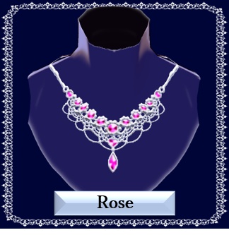 ウエディングネックレス Silver_8色セット【正式版使用可】