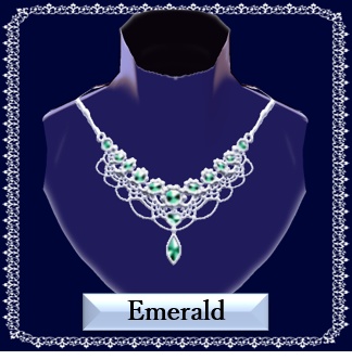 ウエディングネックレス Silver_8色セット【正式版使用可】