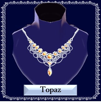 ウエディングネックレス Silver_8色セット【正式版使用可】