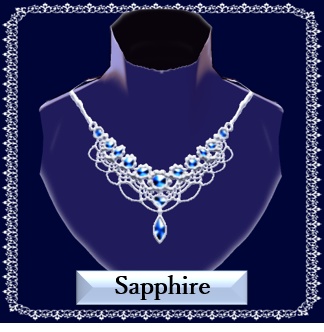 ウエディングネックレス Silver_8色セット【正式版使用可】