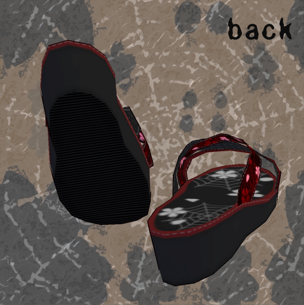 和柄クロスサンダル 4色 ver.2【正式版使用可】